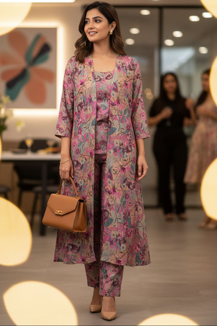 Reva 3 Piece Cordset for Formal and Casual Party wear